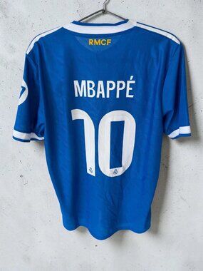Adult Kylian Mbappe Blue Soccer Jersey
